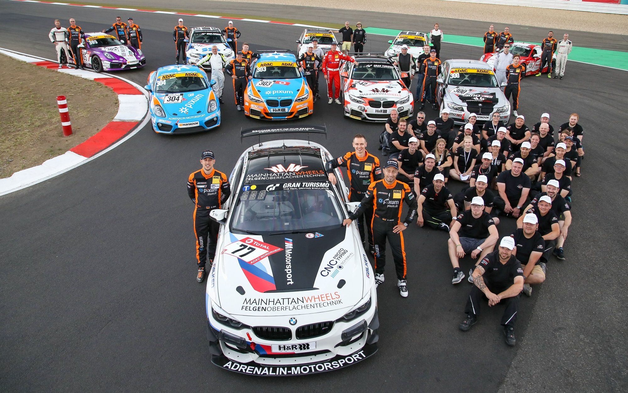 PIXUM Team Adrenalin Motorsport beim 24h-Rennen 2019 auf dem Nürburgring