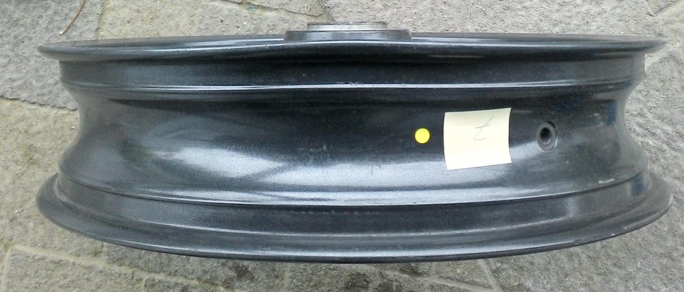 Rundlaufschaden Motorradfelge
