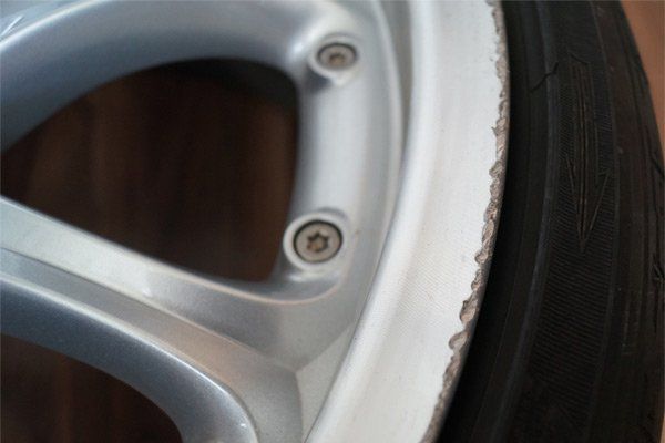 Reparierte Alufelge bei Mainhattan-Wheels