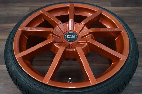 Lackierte Smart-Felge